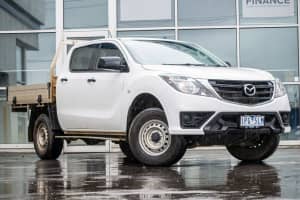 2019 Mazda BT-50 UR0YG1 XT White 6 Speed Sports Automatic Cab Chassis