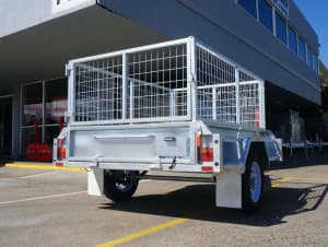 0% Interest - New 7x5 Galvanised Caged Tipper Box Trailer For Sale