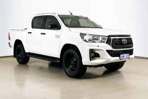 2020 Toyota Hilux GUN126R MY19 Upgrade SR (4x4) White 6 Speed Automatic Double Cab Pick Up