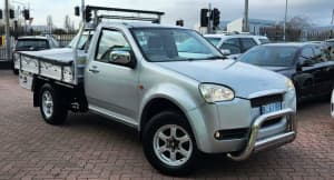 2010 Great Wall V240 K2 4x2 Silver 5 Speed Manual Cab Chassis