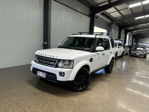 2014 Land Rover Discovery Series 4 L319 MY15 TDV6 White 8 Speed Sports Automatic Wagon