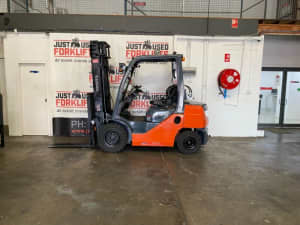 TOYOTA 8FG25 S/N 40319 2.5 TON 2500 KG CAPACITY LPG GAS FORKLIFT 3700 MM 2 STAGE MAST  Strathfield Strathfield Area Preview