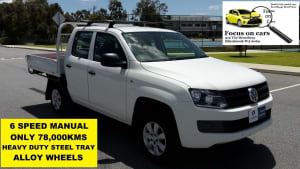 2017 Volkswagen Amarok 2H MY16 TDI340 (4x2) White 6 Speed Manual Dual Cab Chassis