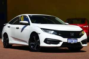 2018 Honda Civic 10th Gen MY18 RS White 1 Speed Constant Variable Hatchback