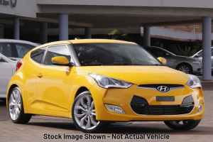 2012 Hyundai Veloster FS Coupe Yellow 6 Speed Manual Hatchback