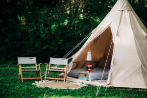 SALE! 3.5M Glamping Bell Tipi Tent For Sale Waterproof Canvas Tent Queensland Supplier Coopers Plains Brisbane South West Preview