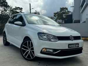 2016 Volkswagen Polo 6R MY17 81TSI DSG Comfortline White 7 Speed Sports Automatic Dual Clutch