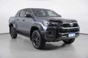 2023 Toyota Hilux GUN126R Rogue (4x4) 6 Speaker Graphite 6 Speed Automatic Double Cab Pick Up