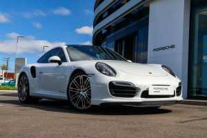 2015 Porsche 911 991 MY15 Turbo PDK AWD White 7 Speed Sports Automatic Dual Clutch Coupe Nedlands Nedlands Area Preview