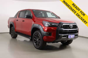 2021 Toyota Hilux GUN126R Facelift Rogue (4x4) Feverish Red 6 Speed Automatic Double Cab Pick Up