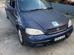 2002 Holden Astra TS Equipe Blue 4 Speed Automatic Hatchback