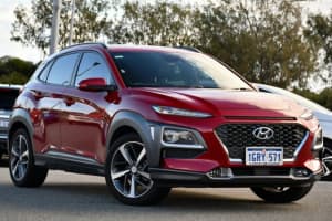 2019 Hyundai Kona OS.3 MY20 Highlander 2WD Pulse Red 6 Speed Sports Automatic Wagon Clarkson Wanneroo Area Preview