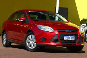 2013 Ford Focus LW MkII Ambiente PwrShift Red 6 Speed Sports Automatic Dual Clutch Hatchback