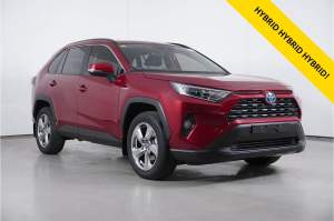 2019 Toyota RAV4 Axah54R GXL (AWD) Hybrid Red Continuous Variable Wagon