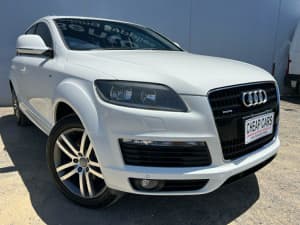 2008 Audi Q7 MY08 Upgrade 3.0 TDI Quattro White 6 Speed Automatic Tiptronic Wagon Hoppers Crossing Wyndham Area Preview