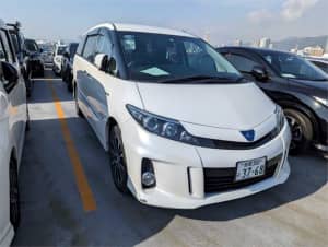 2015 Toyota Estima AHR20W Aeras White Continuous Variable Wagon West Ryde Ryde Area Preview