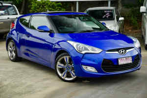 2013 Hyundai Veloster FS2 Coupe D-CT Blue 6 Speed Sports Automatic Dual Clutch Hatchback
