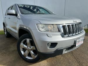 2012 Jeep Grand Cherokee WK Overland (4x4) Silver 5 Speed Automatic Wagon Hoppers Crossing Wyndham Area Preview