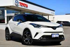 2019 Toyota C-HR NGX10R Koba S-CVT 2WD Crystal Pearl & Black Roof 7 Speed Constant Variable Wagon