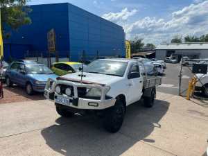 2007 Toyota Hilux KUN26R MY07 SR White 5 Speed Manual Cab Chassis