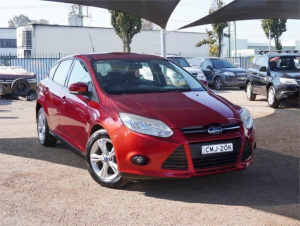 2013 Ford Focus LW MkII Trend PwrShift Red 6 Speed Sports Automatic Dual Clutch Hatchback