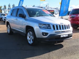 2014 Jeep Compass MK MY14 Sport Silver 6 Speed Sports Automatic Wagon