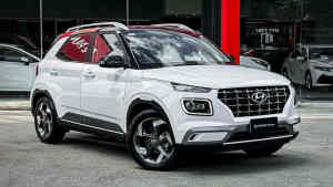 2022 Hyundai Venue Qx.v4 MY22 Elite White 6 Speed Automatic Wagon