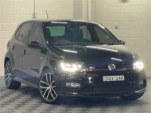 2017 Volkswagen Polo 6R MY17 GTi Black 7 Speed Auto Direct Shift Hatchback