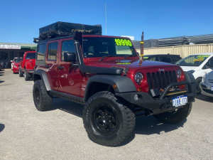2011 Jeep Wrangler JK MY2012 Unlimited Sport Red 5 Speed Automatic Softtop