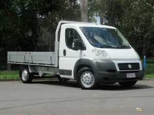 2014 Fiat Ducato Series II MY12 White 6 Speed Manual Cab Chassis
