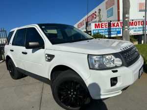 2012 Land Rover Freelander 2 LF TD4 Wagon 5dr Spts Auto 6sp 4x4 2.2DT [MY12] White Sports Automatic