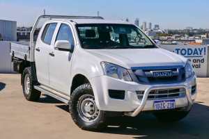 2012 Isuzu D-MAX MY12 SX Crew Cab White 5 Speed Sports Automatic Cab Chassis