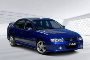 2005 Holden Commodore VZ 05 Upgrade SV8 Blue 4 Speed Automatic Sedan
