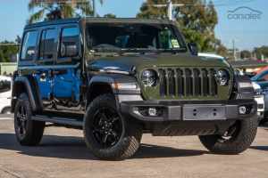 2023 Jeep Wrangler JL MY23 Unlimited Night Eagle Green 8 Speed Automatic Hardtop