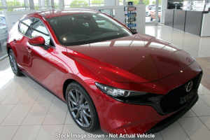 2024 Mazda 3 BP2H7A G20 SKYACTIV-Drive Touring Soul Red Crystal 6 Speed Sports Automatic Hatchback
