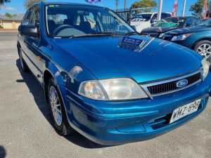 1999 Ford Laser KN LXI Blue Diamond 4 Speed Automatic Hatchback