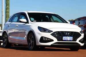 2022 Hyundai i30 PD.V4 MY23 Active White 6 Speed Sports Automatic Hatchback