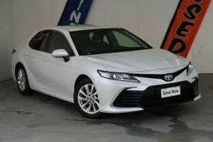 2021 Toyota Camry Frosted White Sedan