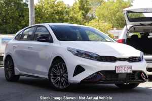 2022 Kia Cerato BD MY22 GT DCT White 7 Speed Sports Automatic Dual Clutch Hatchback