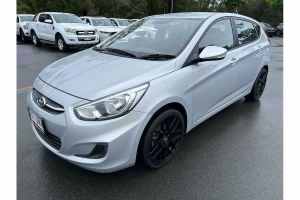 2016 Hyundai Accent RB4 MY16 Active Silver 6 Speed Constant Variable Hatchback