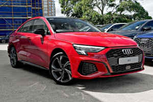 2023 Audi A3 8Y GY MY23 40 TFSI S Tronic Quattro S Line Red 7 Speed Sports Automatic Dual Clutch