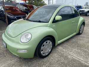 2000 Volkswagen Beetle 9C Coupe Green 4 Speed Automatic Liftback Morayfield Caboolture Area Preview