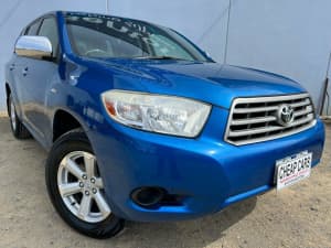 2008 Toyota Kluger GSU40R KX-R (FWD) 7 Seat Blue 5 Speed Automatic Wagon Hoppers Crossing Wyndham Area Preview
