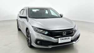 2020 Honda Civic 10th Gen MY20 RS Silver, Chrome 1 Speed Constant Variable Hatchback