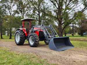McCormick T110 Max 110Hp ROPS 4WD Loader Tractor 1770hrs Case New Holland Kubota John Deere Deutz
