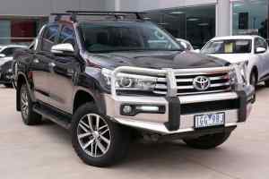 2015 Toyota Hilux GGN15R MY14 SR5 Double Cab 4x2 Black 5 Speed Automatic Utility