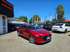 2022 Mazda 3 BP2H7A G20 SKYACTIV-Drive Pure Red 6 Speed Manual Hatchback *** Done 14013 Kms