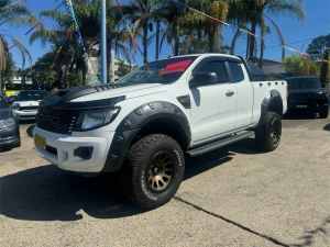 2011 Ford Ranger PX XL Hi-Rider White 6 Speed Sports Automatic Cab Chassis