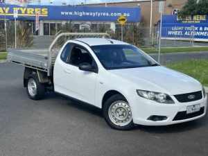 2009 Ford Falcon FG Super Cab White 4 Speed Automatic Cab Chassis