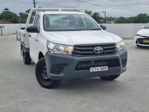 2022 Toyota Hilux TGN121R Workmate 4x2 White 5 Speed Manual Cab Chassis Liverpool Liverpool Area Preview